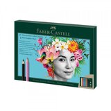 Faber-Castell Barvice Polychromos & Pitt, 21 kosov + radirka in svinčniki | Shoptok.si