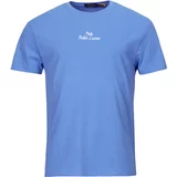 Polo Ralph Lauren Majice s kratkimi rokavi T-SHIRT AJUSTE EN COTON CENTER Modra