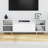TV ormarić bijeli 160 x 35 x 55 cm od konstruiranog drva | shoptok.hr