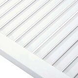  Vrata z letvicami 4 kosi trdna borovina bela 99,3x49,4 cm, (20823727) | Shoptok.si