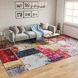 vidaXL Preproga pralna večbarvna 400x300 cm protizdrsna | Shoptok.si