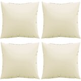  Jastuci za sofu 4 kom krem 40 x 40 cm od tkanine | shoptok.hr