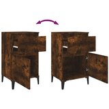  Noćni ormarić boja dimljenog hrasta 40x35x70 cm | shoptok.hr
