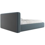 Makamii Plavi tapecirani bračni krevet s prostorom za odlaganje s podnicom 140x200 cm Kiana – | shoptok.hr