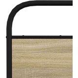 vidaXL Posteljni okvir brez vzmetnice 140x190 cm sonoma hrast inž. les | Shoptok.si