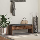  Klupa za hodnik s jastukom Staro drvo 103 x 38 x 40 cm | shoptok.hr