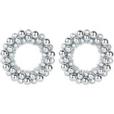  Vijenci s božićnim kuglicama 2 pcs Srebrno 33 x 33 x 7 cm | shoptok.hr