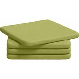 vidaXL Jastučići za sjedenje 4 pcs Svijetlo zelena 40 x 40 x 3 cm - Svijetlo zelena Cijene