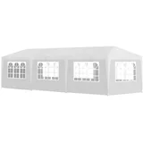 Beli paviljon party 9x3m sa stranicama