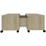  Stolić za kavu boja hrasta sonome 75 x 75 x 38 cm od iverice | shoptok.hr