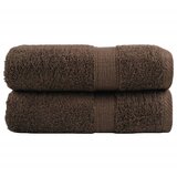 vidaXL Premium brisače za goste SOLUND 2 kosa rjave 30x50 cm 600 g/m², (5000307738) | Shoptok.si