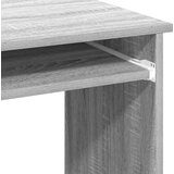 vidaXL Pisalna miza s policami siva sonoma 84x40x78 cm inž. les | Shoptok.si