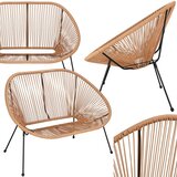  Vrtna sofa, smeđa 114 x 82 x 87 cm | shoptok.hr