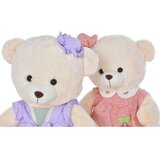 Plišani Medo DKD Home Decor Haljina 42 x 20 x 50 cm Bež Roza Lila Children's Medvjedi (2 kom.) | shoptok.hr