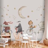  Foto tapeta - Subtle Animals Among the Stars (Watercolour) 400x280 Premium | shoptok.hr