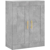 vidaXL Stenska omarica betonsko siva 69,5x34x90 cm inženirski les, (20821352) | Shoptok.si