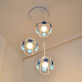  Dečiji luster na sajli STARS 3xE27/15W/230V plava/bela | Eponuda.com