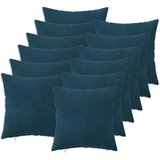  Presvlaka za jastuk 12 pcs HEERLEN Plava 50 x 50 cm Baršun | shoptok.hr