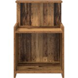 vidaXL 2 kosi Omarice za posteljo Stari les 40x35x60 cm Inženirski les | Shoptok.si