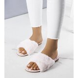 Gemre Pink slippers with fur Karsyn Cene