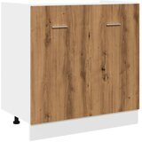 vidaXL Spodnja omarica za umivalnik “Lyon” artisan hrast 80x46x81,5cm, (22010725) | Shoptok.si