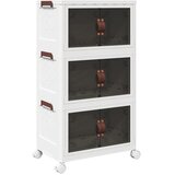  Složiva kutija za pohranu kotačima 3razine 28 L 48,5x29,5x86 cm | shoptok.hr