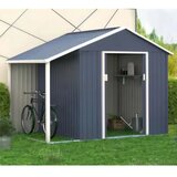 Metalna Baštenska kućica sa nadstrešnicom 300x195x192cm | ePonuda.com