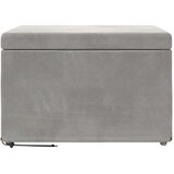  Stolica Svetlo siva 61 x 41 x 40 cm Samet in Umetno Leseno, (5000243285) | Shoptok.si