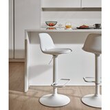 Kave Home Mat bijela barska stolica podesive visine od umjetne kože (visine sjedala 60 cm) Orlando-T – | shoptok.hr