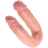King Cock dvojni dildo (srednji) - naravni | Shoptok.si