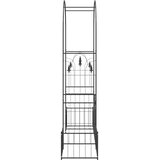  Vrtni lok s ključavnico Črna 203 x 50 x 218 cm, (5000160712) | Shoptok.si