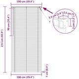 Venecijanska roleta Svijetlo smeđa s uzorkom 213 x 100 cm PVC | shoptok.hr