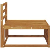  Srednja sofa za van Čvrsto drvo akacije Prirodna - Prirodna srednja sofa | shoptok.hr