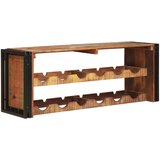  Stalak za vino Smeđa 120 x 45 x 33 cm Čvrsto reciklirano drvo | shoptok.hr