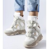Gemre White-grey wedge sneakers Novarese Cijene