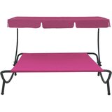  Vrtni ležaj s nadstrešnicom ružičasti | shoptok.hr