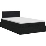  Podesivi krevet s madracem Crna 120 x 200 cm Tkanina - Crna 120 x 200 cm Dizajn linija | shoptok.hr