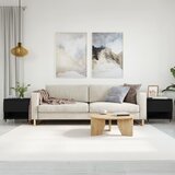vidaXL Stolići za kavu 2 kom crni 50x46x50 cm od konstruiranog drva Cijene