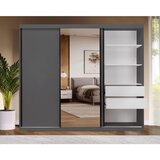 P & B OMARA Z DRSNIMI VRATI, barve grafita | Shoptok.si