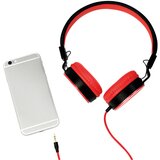 Logilink Stereo headphones, 1x 3.5 mm headphone jack, foldable, red | ePonuda.com