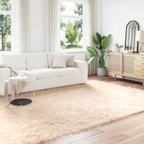  Tepih od umjetne ovčje kože TAFALLA Bež 200 x 280 cm Poliester | shoptok.hr