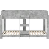 Krevet na kat za djecu Betonski sivi 100 x 200 cm | Eponuda.com