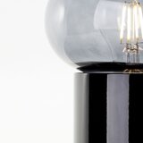 Brilliant Stona lampa KNUT 1xE27/25W/230V crna/prozirna | Eponuda.com