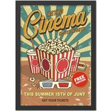 Wallity Slika 40x55 cm Retro Cinema – Wallity cene