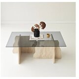 Hanah home sto za dnevnu sobu canyon travertine fume | Eponuda.com