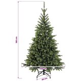  Umjetno božićno drvce s nogom 180 cm PVC i metal Zelena - 180 cm bez LED svjetala | shoptok.hr