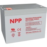 NPP NPG12V-80Ah, GEL BATTERY, C20=80AH, T16, 330x171x214x220, 22,6KG, Light grey | ePonuda.com