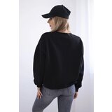 Kesi Women's oversized sweatshirt with Vanderbilt print black | shoptok.hr