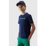 4f T-shirt for boys - navy blue