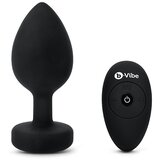 b-Vibe Vibrirajući analni čep XXL, crni Cijene